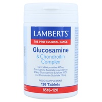 Complexo de Glucosamina e Condroitina 120 tabletes - Lamberts