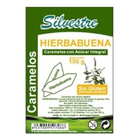 Rebuçados de Menta com Açúcar Integral sem gluten 150 g - Silvestre