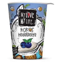 Iogurte de coco e mirtilo 180 g - Mylove-Mylife