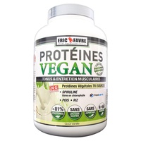 Proteína vegana de baunilha 750 g de pó (Baunilha) - Eric Favre