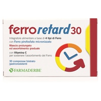 Ferro retard 30 comprimidos - Farmaderbe