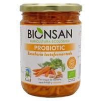 Cenoura com cúrcuma lactofermentada 420 g - Bionsan