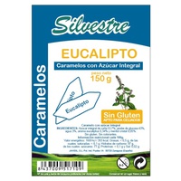 Rebuçados de Eucalipto com Açúcar Integral sem gluten 150 g - Silvestre