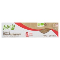 Espaguete de arroz integral orgânico 400 g - Felicia Bio