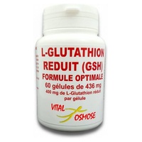 L-Glutationa Reduzida (GSH) 60 cápsulas de 436mg - Vitalosmose