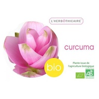 Raiz de cúrcuma orgânica 180 cápsulas de 250mg - L'Herbothicaire