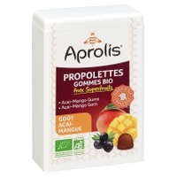 Propolettes Gomas Própolis, Açaí, Manga Bio 50 g (Manga - Açaí) - Aprolis