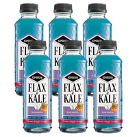 Pacote de kombucha de mojito azul 6 unidades de 400ml - Flax & Kale