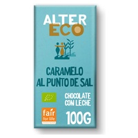 Chocolate ao leite e caramelo ao ponto de sal orgânico 100 g - Altereco