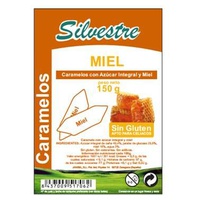 Rebuçados com açúcar integral e mel sem glúten 150 g - Silvestre
