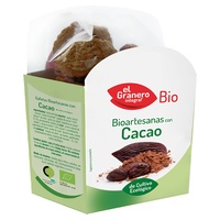 Biscoitos Artesanais com Chocolate Orgânico 220 g (Chocolate) - El Granero Integral