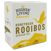 Chá Roiboos com Honeybush orgânico 40 saquetas de infusão de 100g - Higher Living