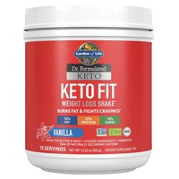 Dr. formulated keto fit, baunilha 355 g de pó - Garden of Life