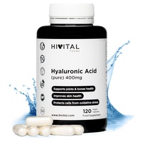 Ácido hialurônico puro 400 mg 120 cápsulas vegetais - Hivital