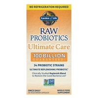 Raw Probiotics Ultimate Care (estável em prateleira) 30 cápsulas vegetais - Garden of Life