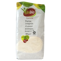 Farinha de kamut integral 500 g de pó - Vivibio