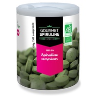 Caixa de comprimidos de Spirulina orgânica 300 comprimidos - Gourmet spiruline