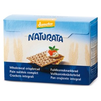 Biscoitos de centeio integral 250 g - Naturata