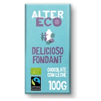 Chocolate de leite orgânico 100 g - Altereco