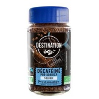 Café orgânico descafeinado liofilizado 100% de arábica 100 g - Destination Bio