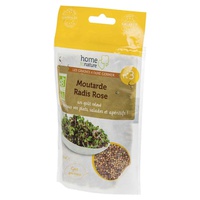 Mistura n°3: Mostarda, Rabanete Rosa Bio 150 g de pó - Home to Nature