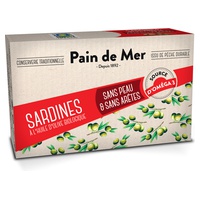 Filetes de Sardinha Sem Pele e Sem Ossos em Azeite Bio 120 g - Accent Bio