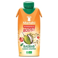 Baobab Guaraná Gengibre 330 ml - Matahi