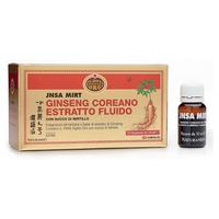 Jnsa Mirt - extrato fluido de Ginseng IL HWA Sigillo Oro com suco de cranberry 10 frascos de 10ml - Naturando