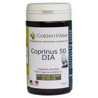 Coprinus 50 DIA 60 cápsulas vegetais de 520mg - Golden Wave