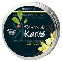 Manteiga de karité com baunilha 150 ml de creme - Laboratoire Altho