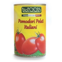 BIOFOODS - POMODORI PELATI ITALIANI 400 g - Biofoods