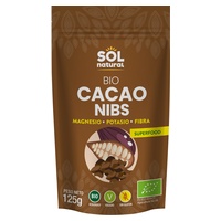 Cacau nibs Bio 125 g - Sol Natural