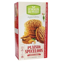 Biscoitos Speculoos com canela e amêndoa 5 unidades de 35g - Le Moulin du Pivert