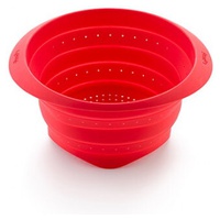 Mini coador dobrável 18 cm 1 unidade (Vermelho) - Lékué