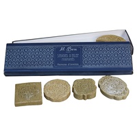 Coffret Prestige 5 pequenos Sabões de Aleppo perfumados 5 unidades de 20g - Al Bara