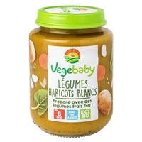 Feijão branco para bebê vitamina C8 190 g - Vegebaby