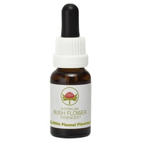 Pequeno arbusto de flor de flanela 15 ml de elixir floral - Australian Bush Flower Essences