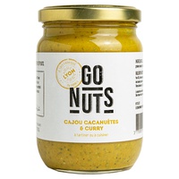 Caril de amendoim de caju para barrar 270 g de creme - Go Nuts