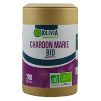 Cardo de leite orgânico 200 cápsulas vegetais de 300mg - JOLIVIA