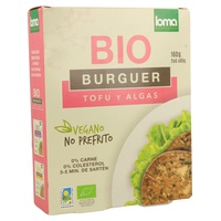 Hambúrguer Vegetal de Tofu e Algas Marinhas 160 g - Loma Ecológicos