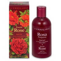 Lavagem Corporal Rosa Roxa 250 ml de gel - L'Erbolario