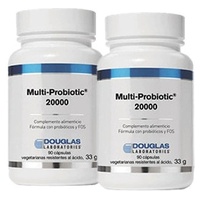 Pack 2x Multi-Probiotic 20000® 2x90 cápsulas vegetais - Douglas Laboratories