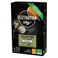 Cápsulas biodegradáveis Pur Arabica Exception 10 cápsulas (Café) (Café) - Destination Bio