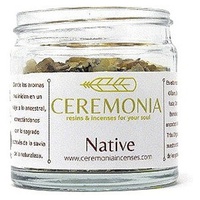 Mistura nativa de resinas e incensos de aroma místico e tribal 30 g - Ceremonia