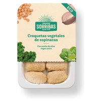 Croquetes de grão de bico e espinafre 210 g - Obrador Sorribas