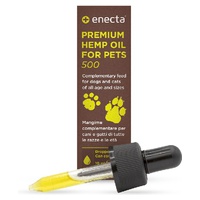 Óleo de cânhamo premium para animais de estimação 500 10 ml de óleo - Enecta