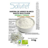 Farinha de Arroz Branco ECO 4000 g de pó - Salutef