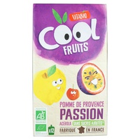 Cool Fruits de Maçã de Provença, Acerola e Maracujá 12 unidades de 90g (Maçã) - Vitabio