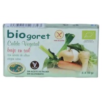 Cubinhos de Caldo de Legumes Baixo em Sal 66 g (66g) - Bio Goret