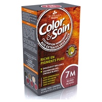 Coloração Color & Soin - 7M Louro Acaju 135 ml - Les Trois Chenes